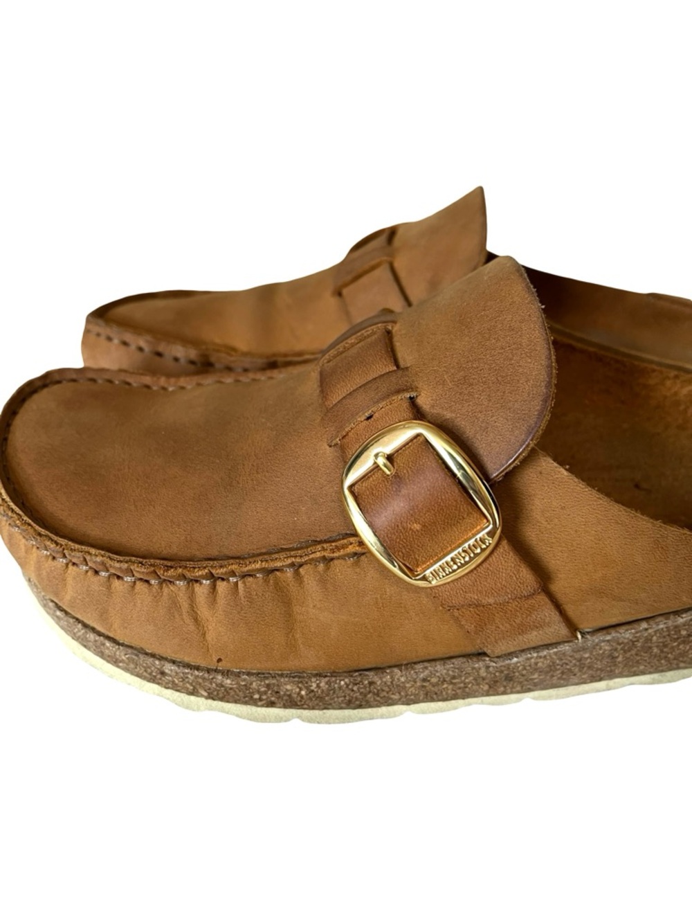 Birkenstock Buckley Cognac Oiled Leather Narrow 39 - US woman’s 8-8.5 - Picture 5 of 8